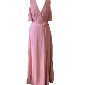 BB Dakota RSVP Cold Shoulder Full Wrap Maxi Dress